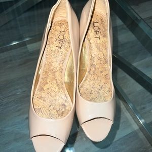 Ann Taylor Loft Peep Toe Heel